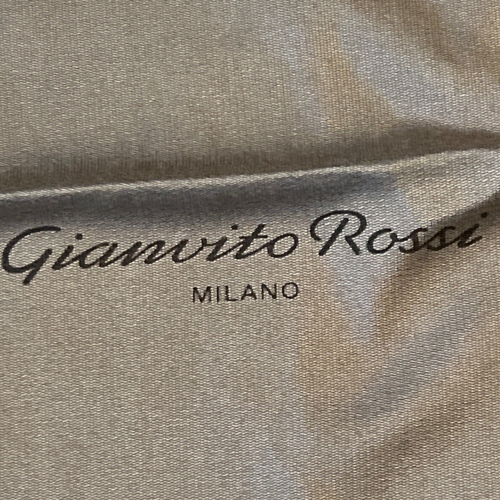 Gianvito Rossi Milano‎ Dust Bag Pouch Silk Satin Drawstring